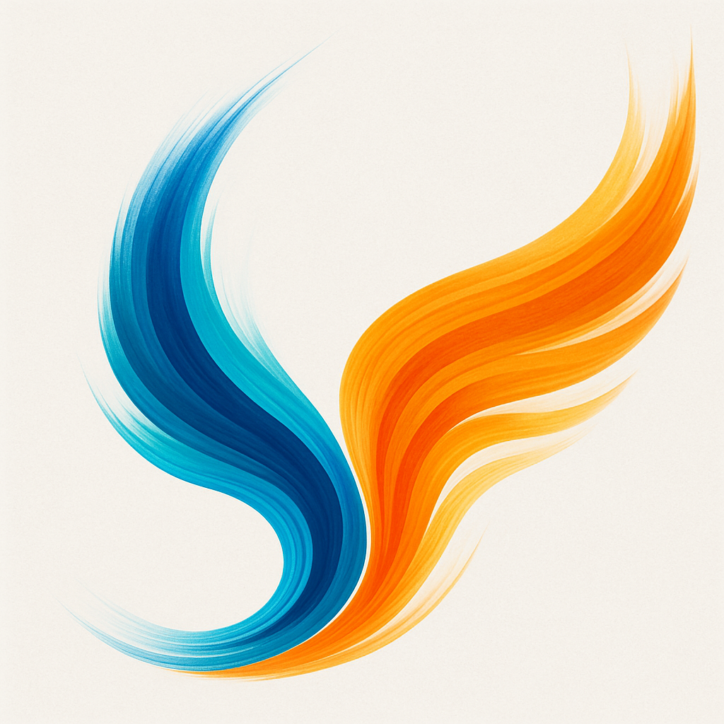 Abstract swirl representing vitality and health
